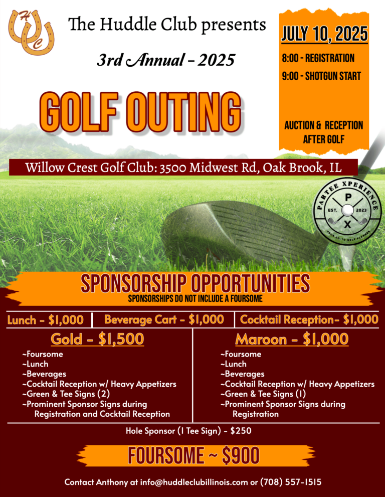 Golf outing flyer