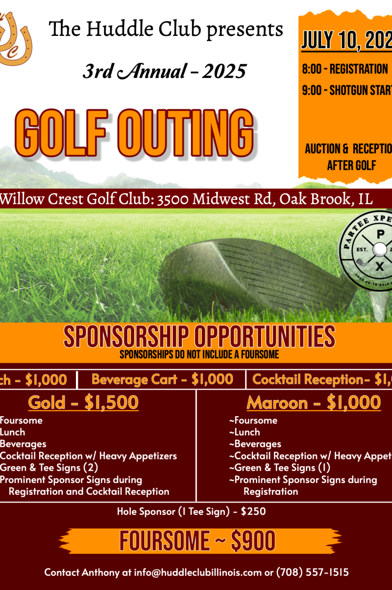 Golf outing flyer