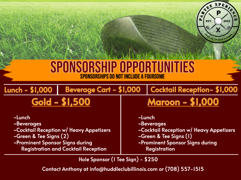 Sponsorship opportunities